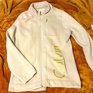 Calvin Klein zip up sweater./L